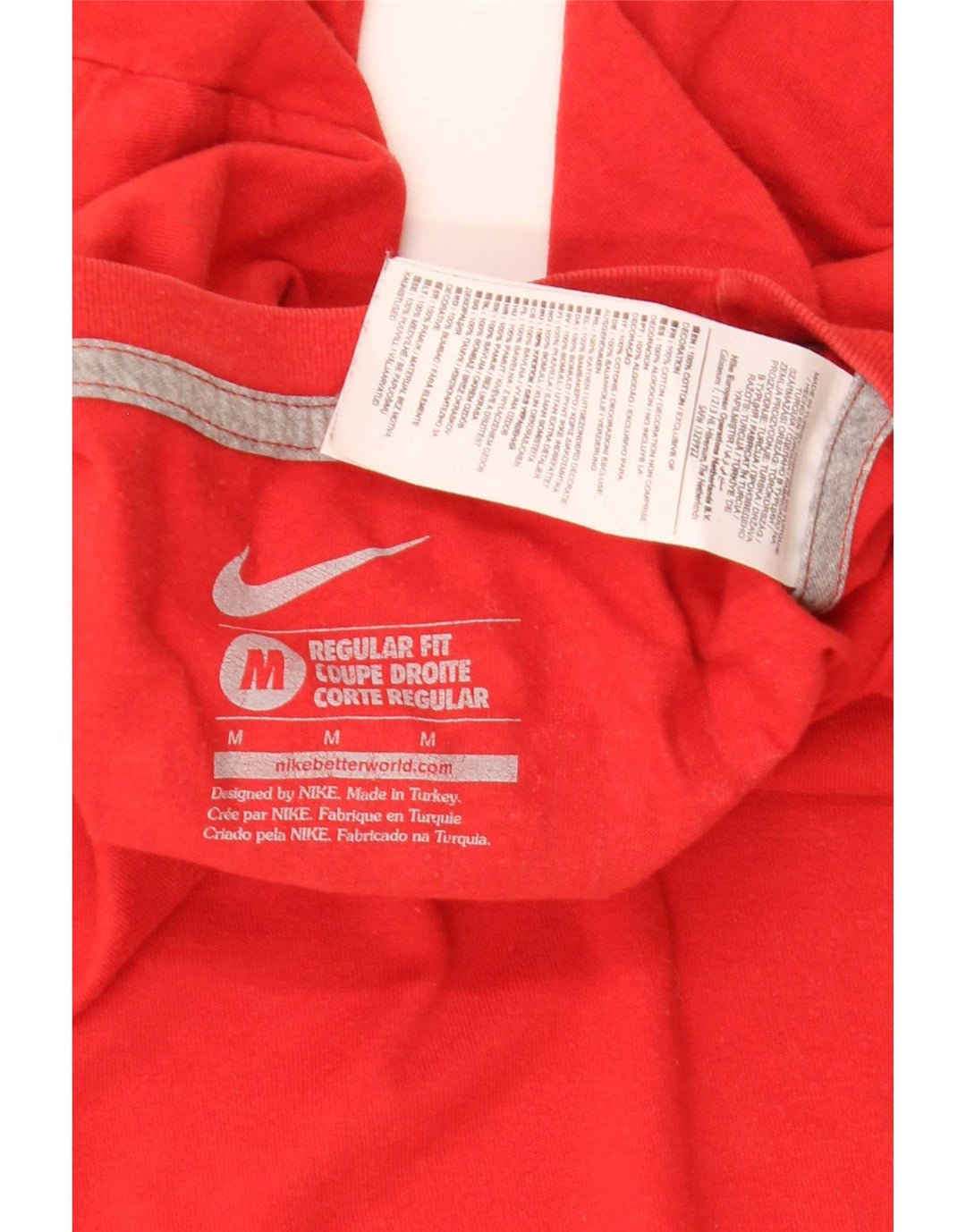 Nike Mens Cristiano Ronaldo Regular Fit Graphic T-Shirt Top Medium Red