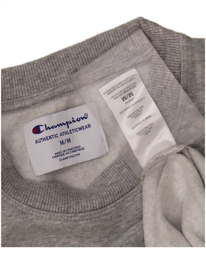 CHAMPION Mens Sweatshirt Jumper Medium Grey Cotton