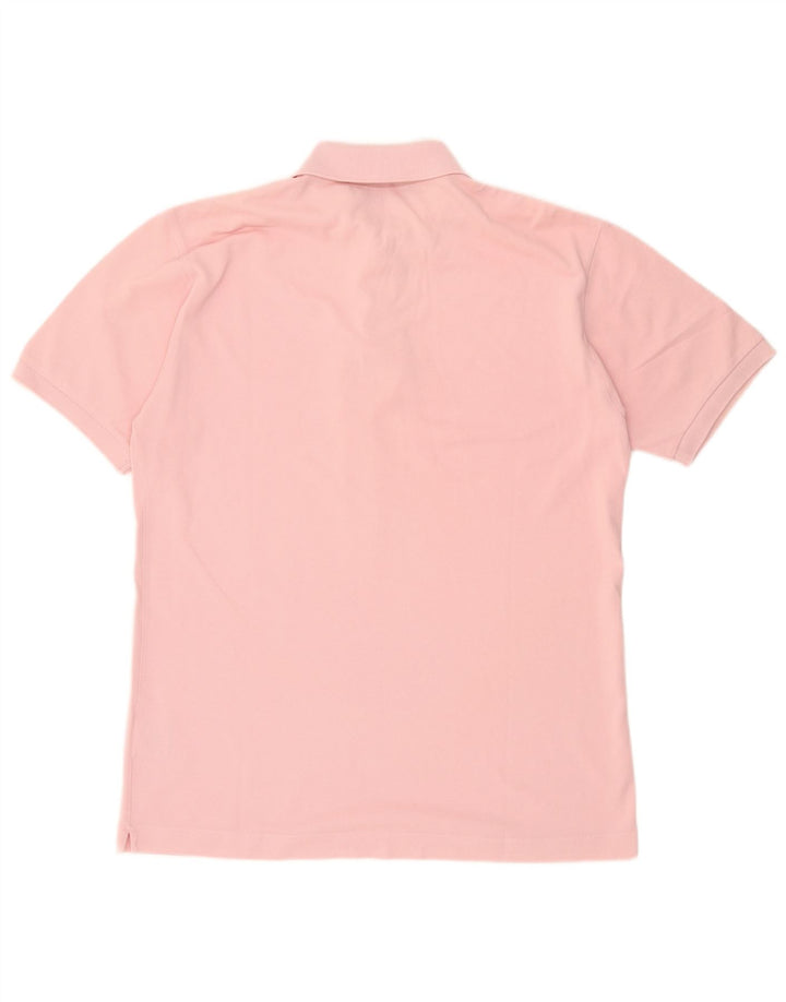 Kappa Mens Polo Shirt Large Pink Cotton