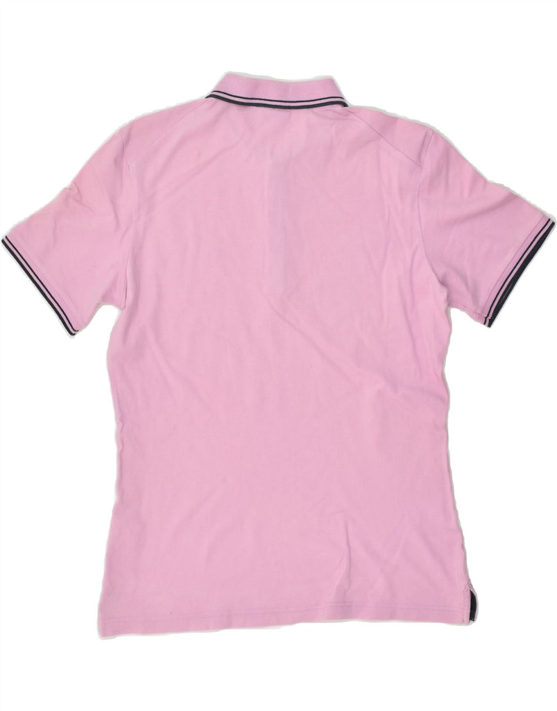 CONTE OF FLORENCE Mens Slim Polo Shirt XL Pink Cotton | Vintage Conte of Florence | Thrift | Second-Hand Conte of Florence | Used Clothing | Messina Hembry 