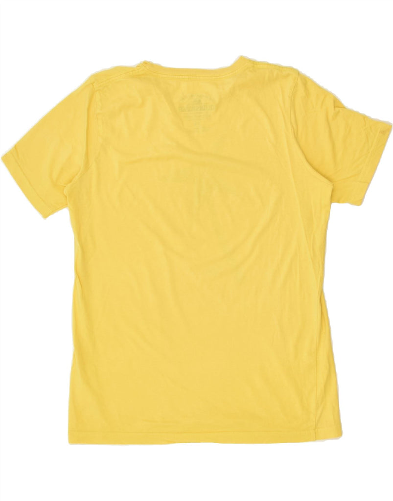 QUIKSILVER Boys Graphic T-Shirt Top 13-14 Years Yellow Cotton | Vintage Quiksilver | Thrift | Second-Hand Quiksilver | Used Clothing | Messina Hembry 