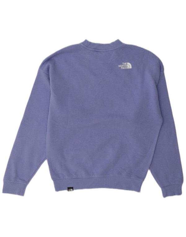The North Face Womens Graphic Sweatshirt Jumper UK 10 Small Purple