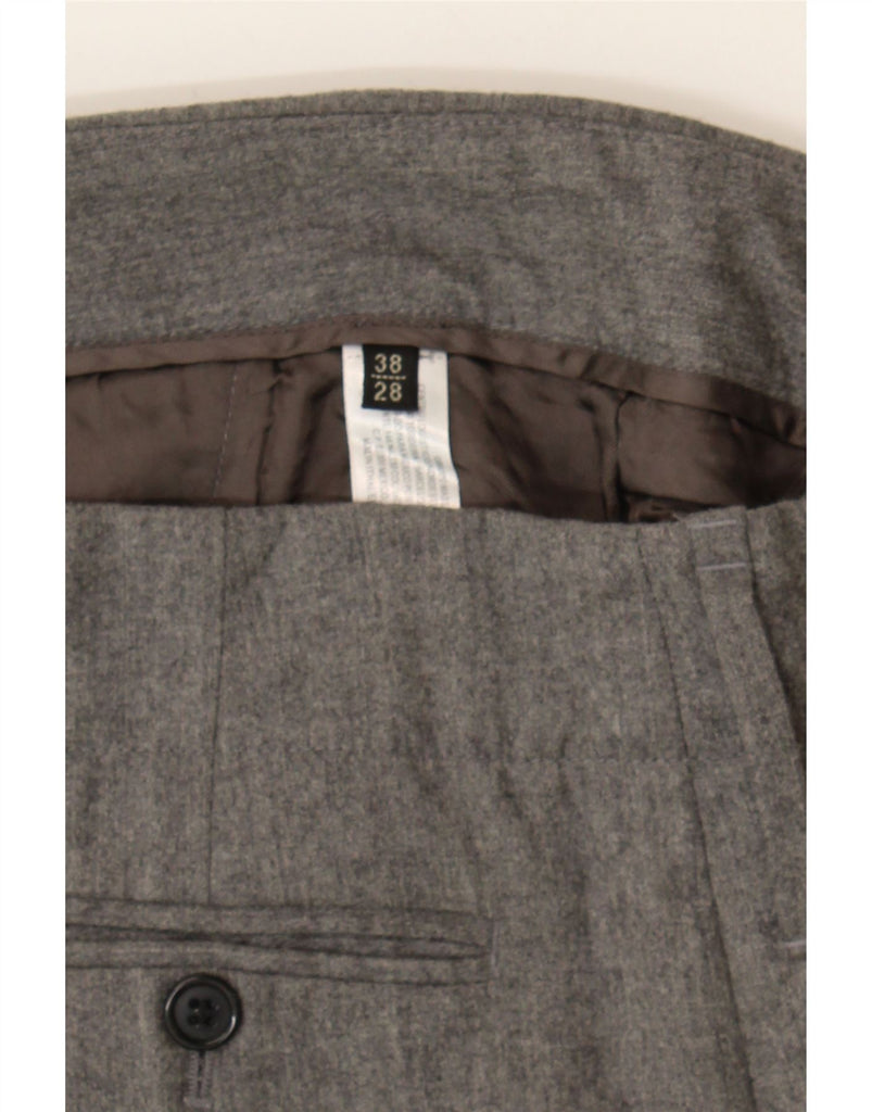 MASSIMO DUTTI Womens Chino Shorts EU 38 Small W30  Grey Wool Vintage Massimo Dutti and Second-Hand Massimo Dutti from Messina Hembry 