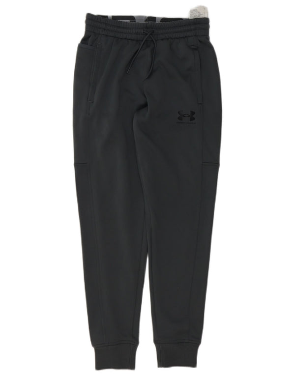 Under Armour Mens Tracksuit Trousers Joggers Small Grey Polyester