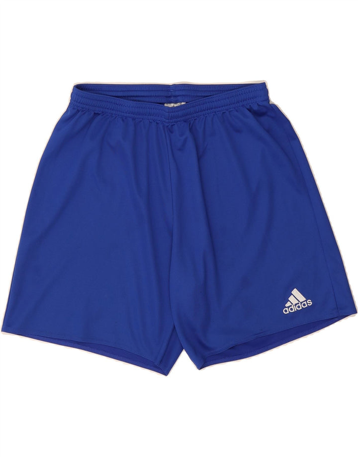 ADIDAS Mens Climalite Sport Shorts Large Blue Polyester Vintage Adidas and Second-Hand Adidas from Messina Hembry 