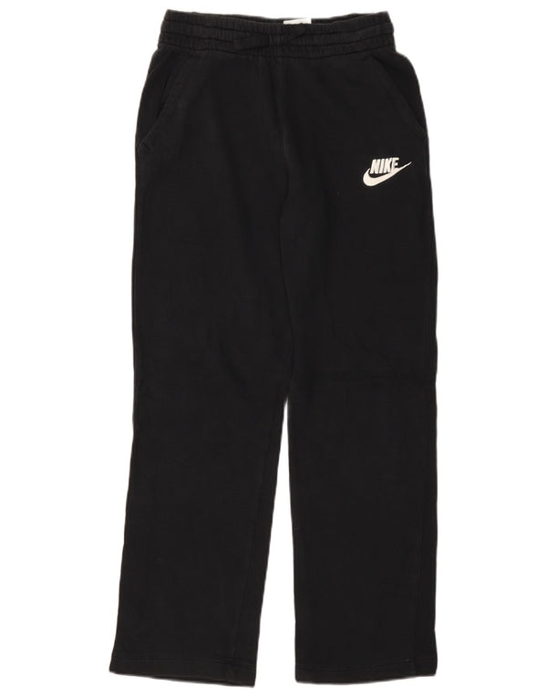 NIKE Girls Tracksuit Trousers 13-14 Years XL Black Cotton