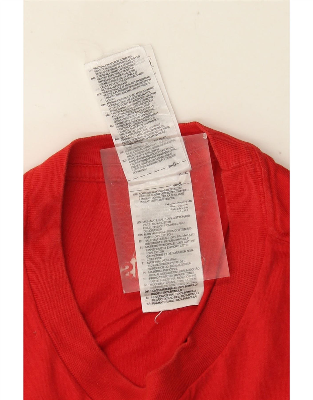 ADIDAS Mens Graphic T-Shirt Top Small Red Cotton