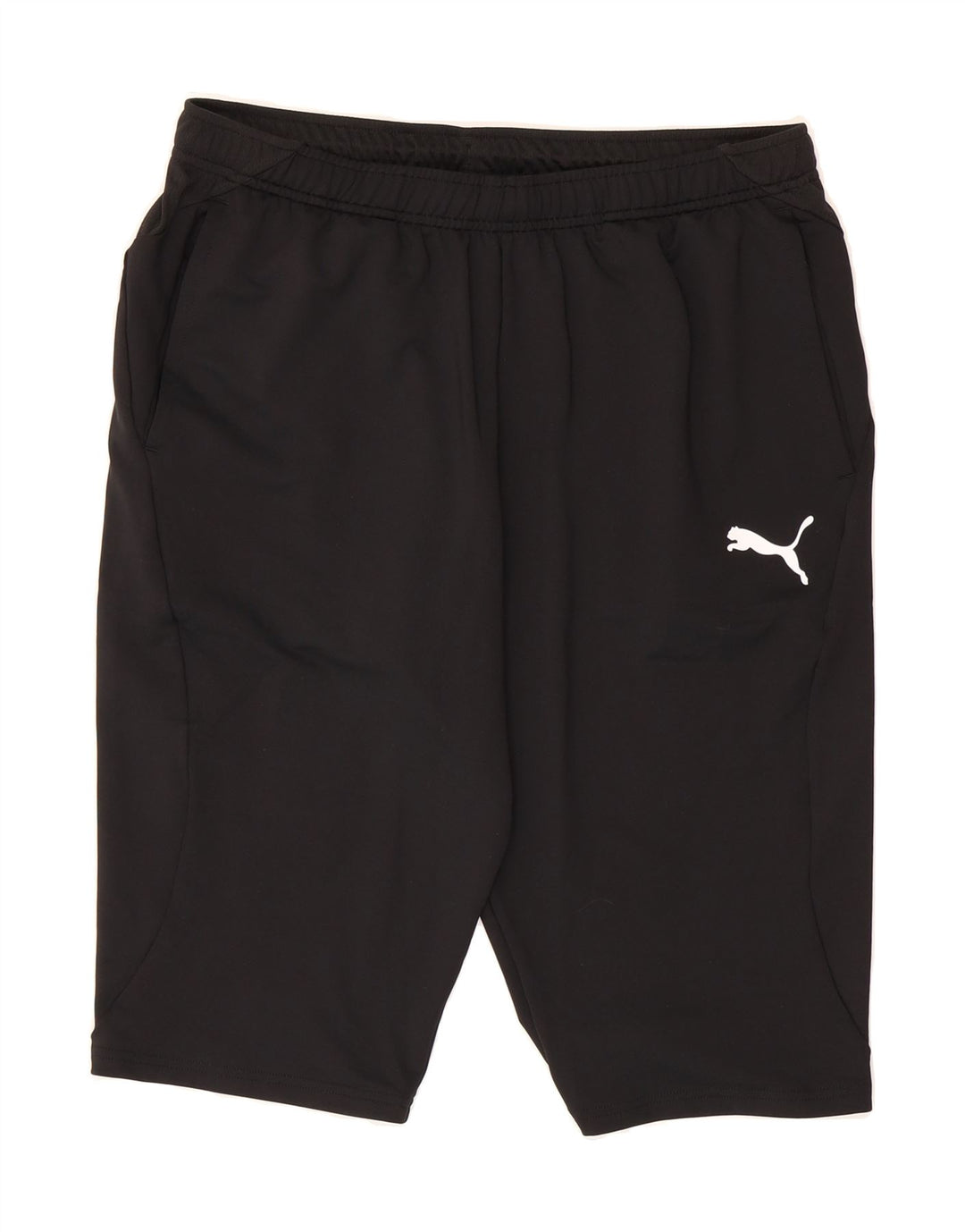 PUMA Mens Sport Shorts Large  Black Polyester Vintage Puma and Second-Hand Puma from Messina Hembry 