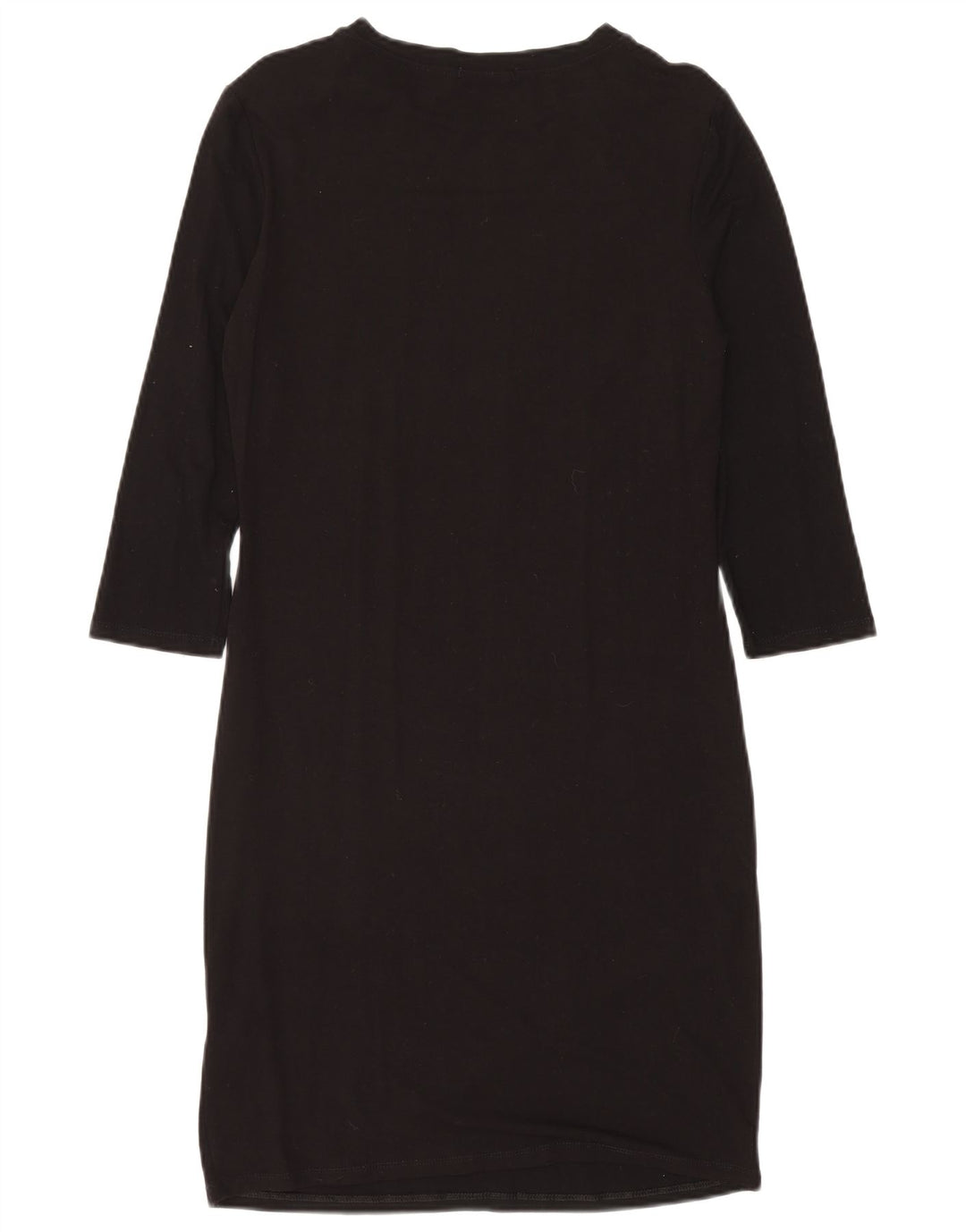 Desigual Womens Graphic Shift Dress UK 14 Large Black Floral Viscose