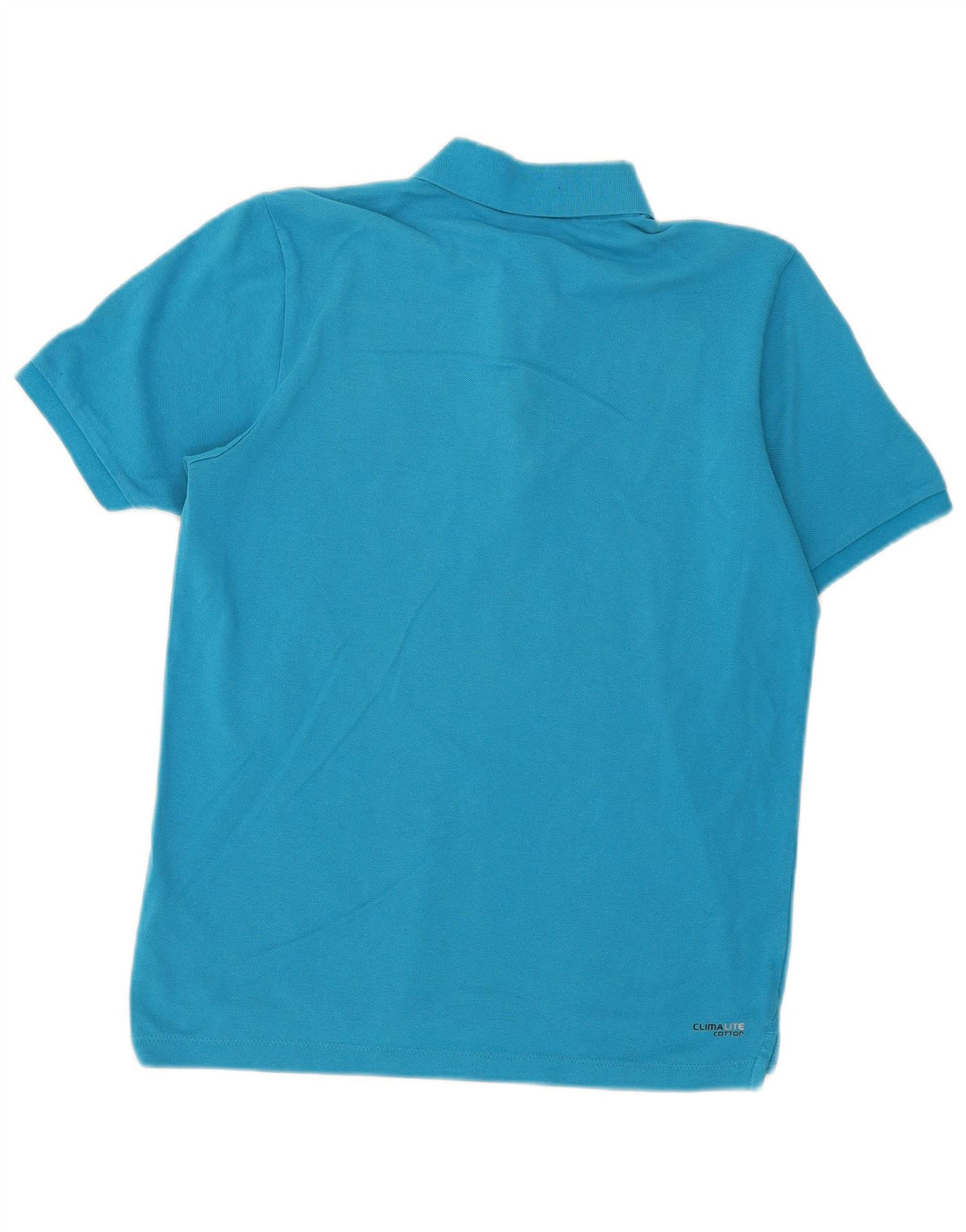 Adidas Mens Clima 365 Polo Shirt Small Blue Cotton