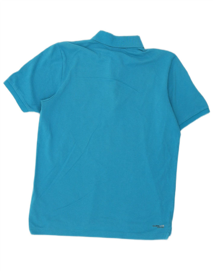 Adidas Mens Clima 365 Polo Shirt Small Blue Cotton