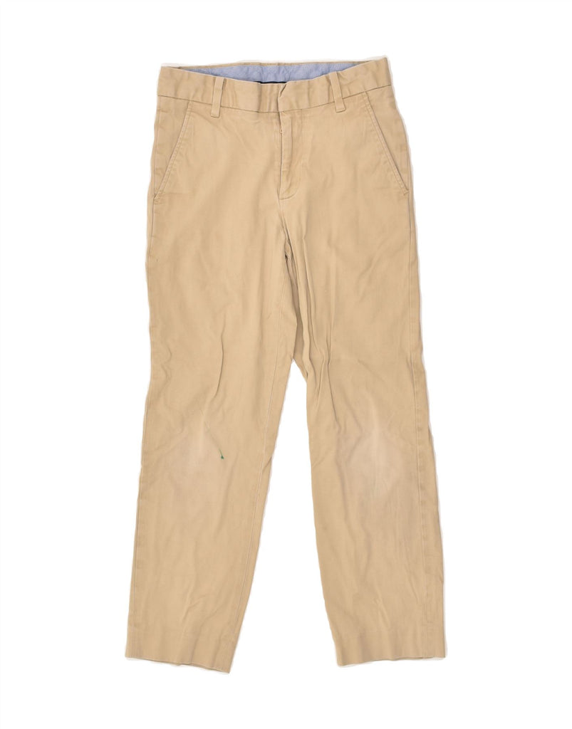 TOMMY HILFIGER Boys Straight Casual Trousers 7-8 Years W24 L20  Beige | Vintage Tommy Hilfiger | Thrift | Second-Hand Tommy Hilfiger | Used Clothing | Messina Hembry 