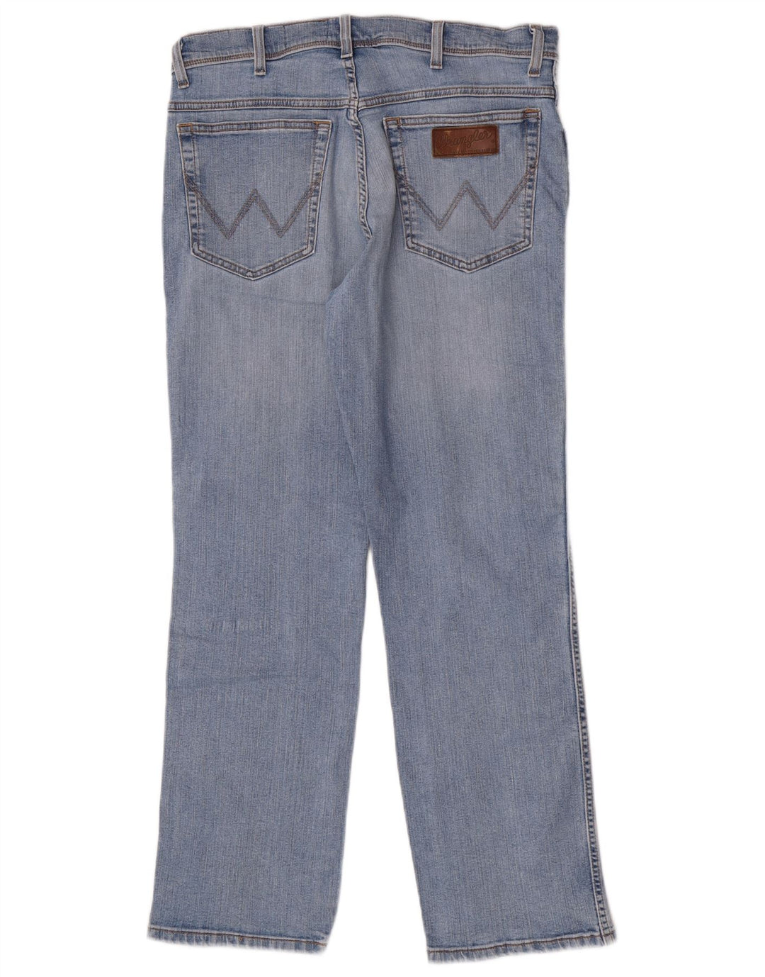 Wrangler Mens Texas Stretch Straight Jeans W34 L30 Blue Cotton
