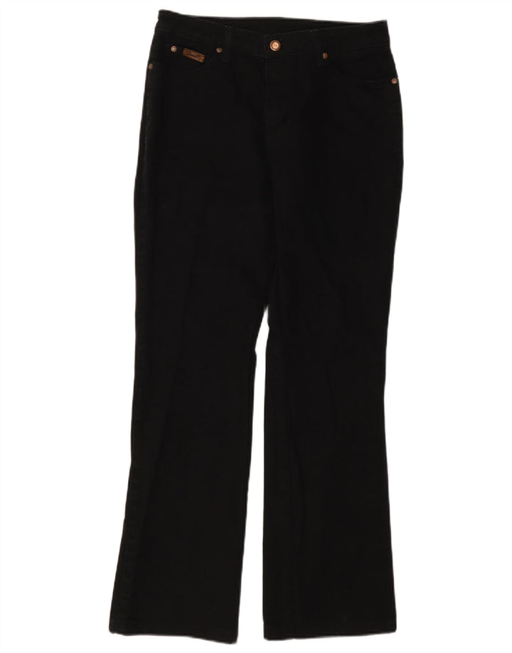 Wrangler Womens Bootcut Jeans W30 L30 Black Cotton