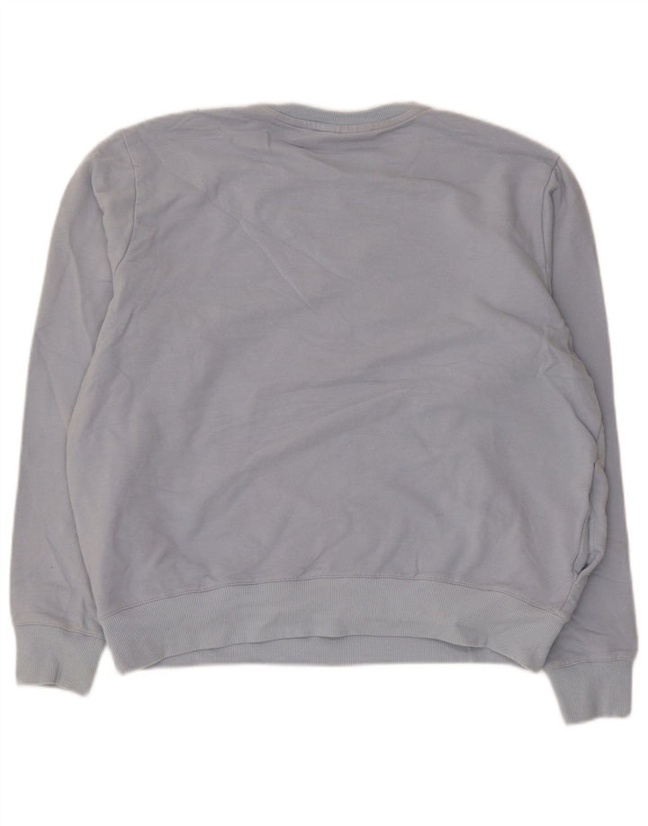 Fila Womens Sweatshirt Jumper UK 16 Large Blue Cotton