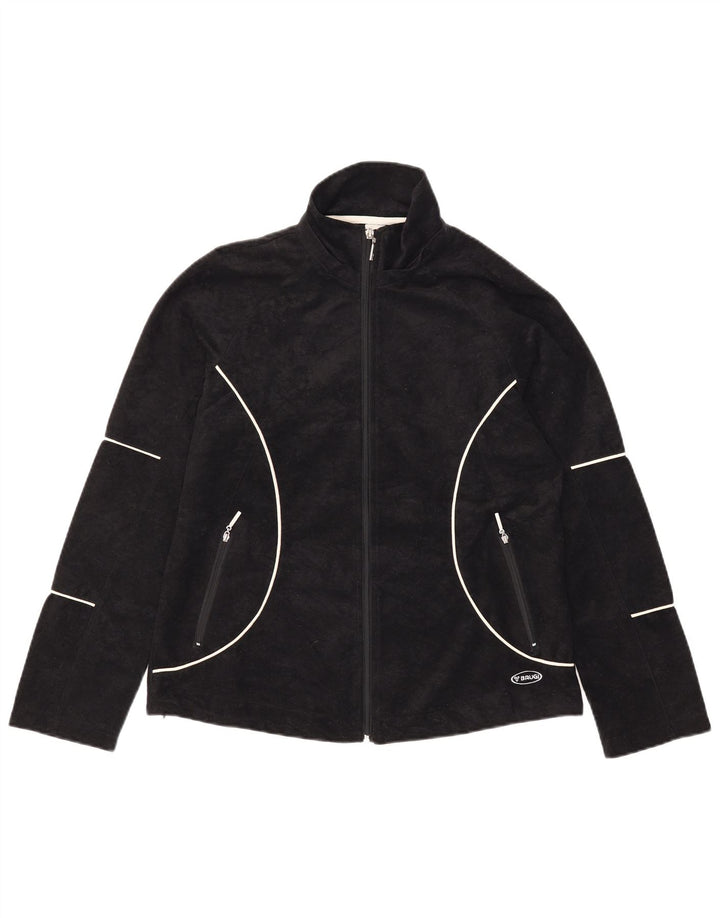 Brugi Womens Fleece Jacket UK 12 Medium Black Polyester