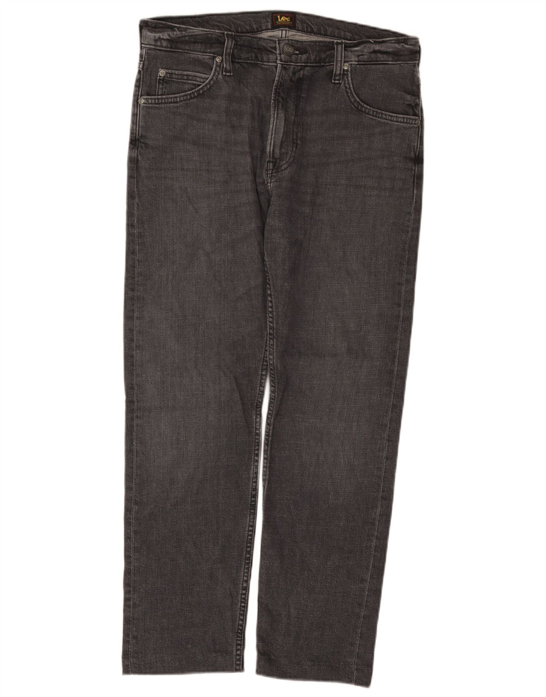 Lee Mens Rider Straight Jeans W31 L27 Grey Cotton