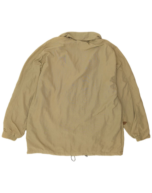 Diadora Mens Hooded Rain Jacket UK 38 Medium Khaki Polyamide