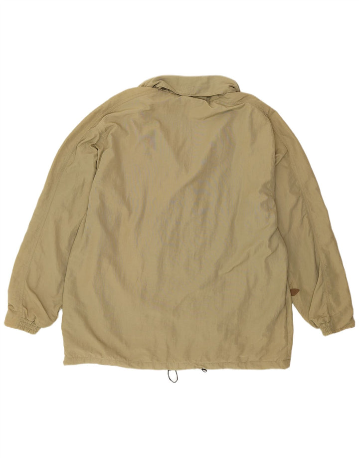 Diadora Mens Hooded Rain Jacket UK 38 Medium Khaki Polyamide