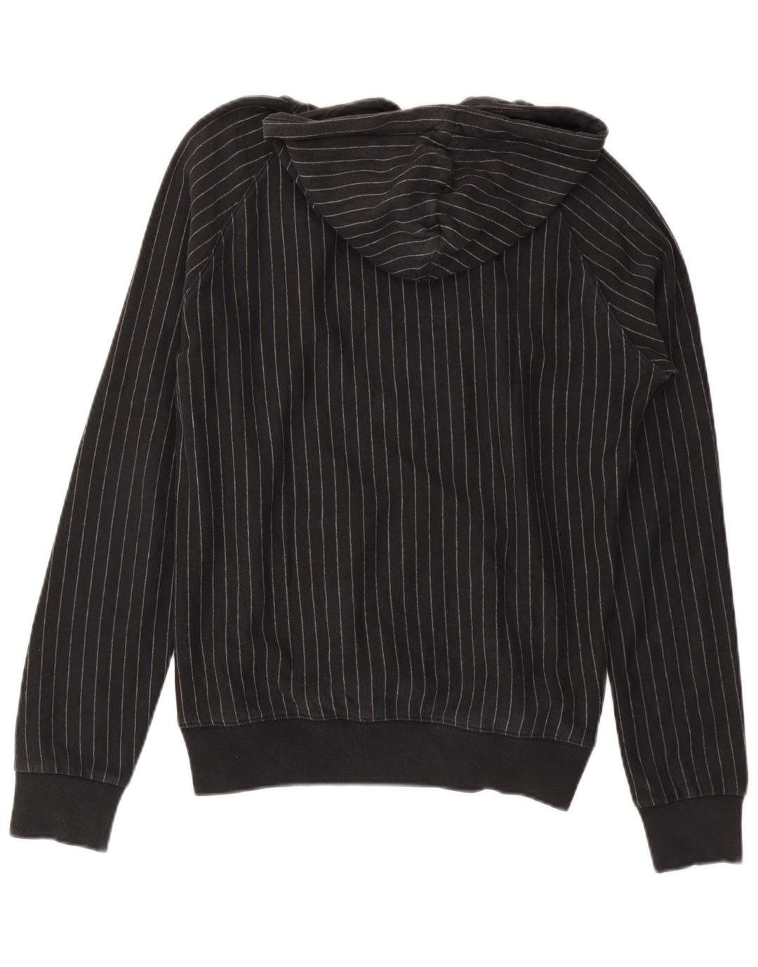 CONVERSE Mens Chuck Taylor Graphic Hoodie Jumper Medium Black Striped