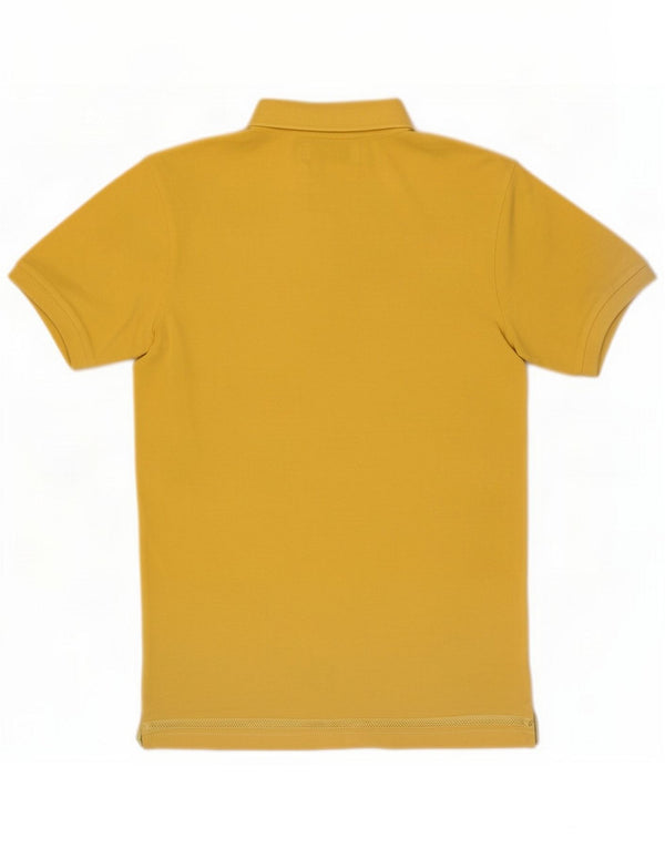 Kappa Mens Polo Shirt Small Yellow Cotton