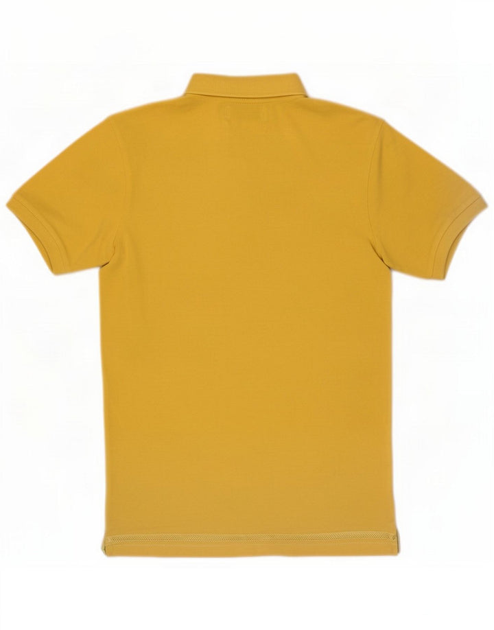 Kappa Mens Polo Shirt Small Yellow Cotton