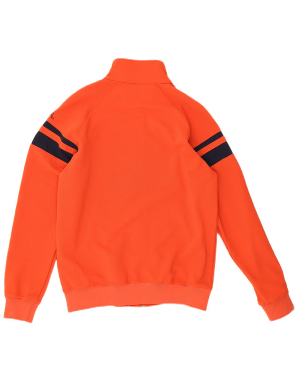 Kappa Mens Tracksuit Top Jacket Medium Red Colourblock Polyester