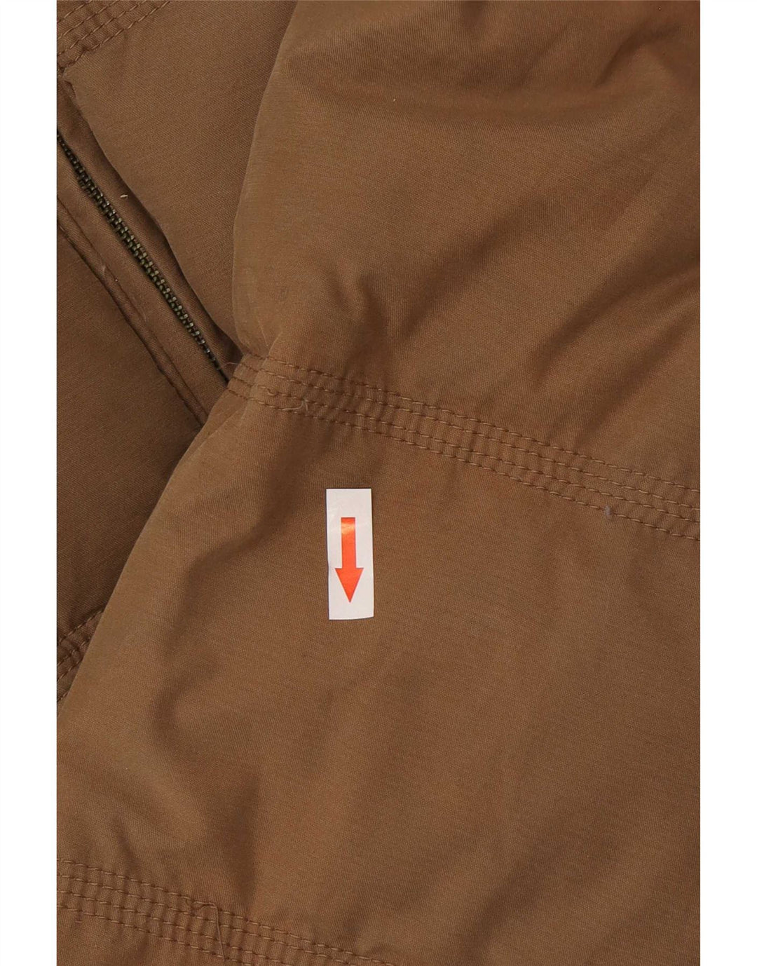 Timberland Womens Padded Jacket UK 12 Medium  Brown Cotton