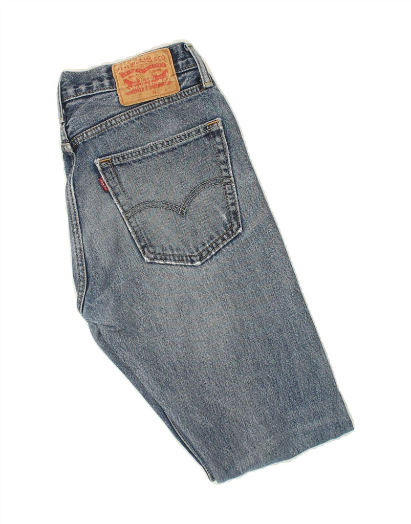 LEVI'S Mens Straight Jeans W30 L32 Blue Cotton | Vintage Levi's | Thrift | Second-Hand Levi's | Used Clothing | Messina Hembry 