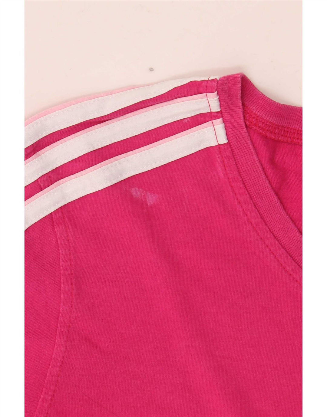 Adidas Womens T-Shirt Top UK 14 Large Pink