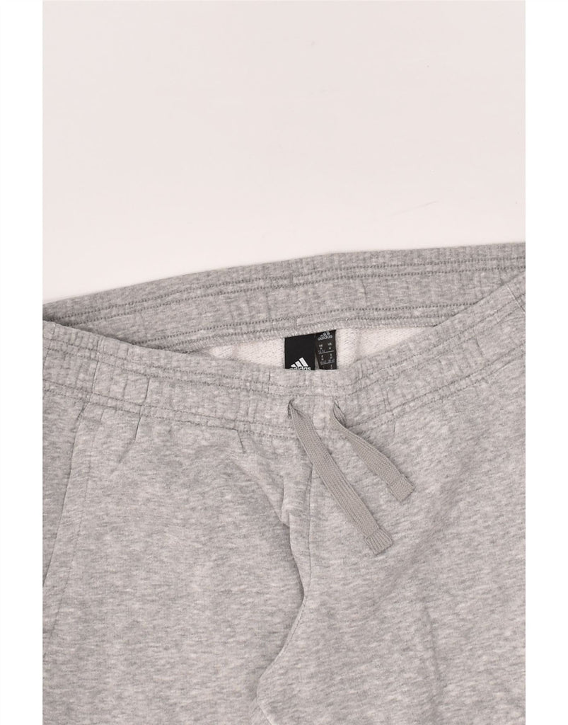 ADIDAS Womens Tracksuit Trousers Joggers UK 12/14 Medium Grey Cotton | Vintage Adidas | Thrift | Second-Hand Adidas | Used Clothing | Messina Hembry 