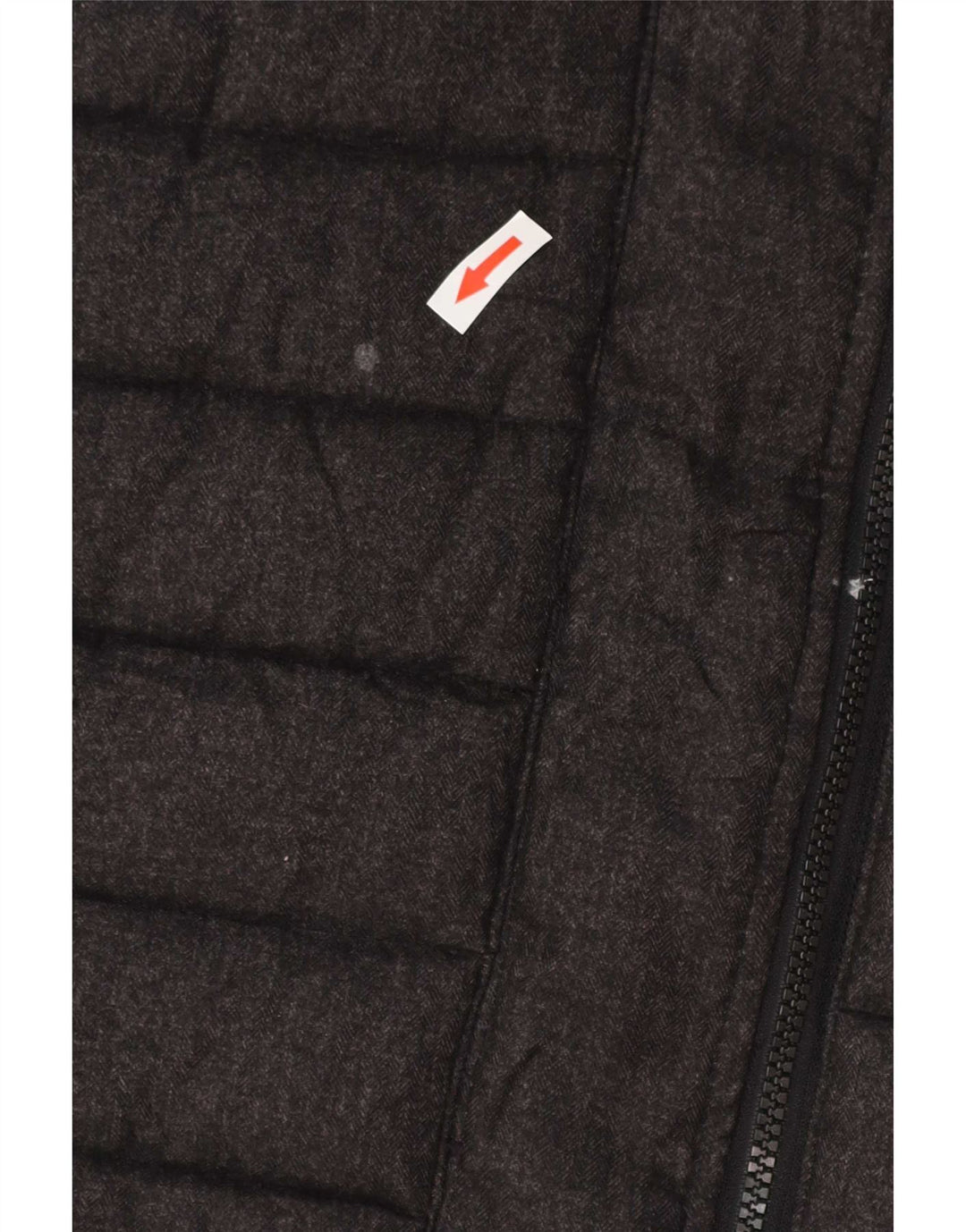 Superdry Mens Hooded Padded Jacket UK 42 XL Grey Polyester