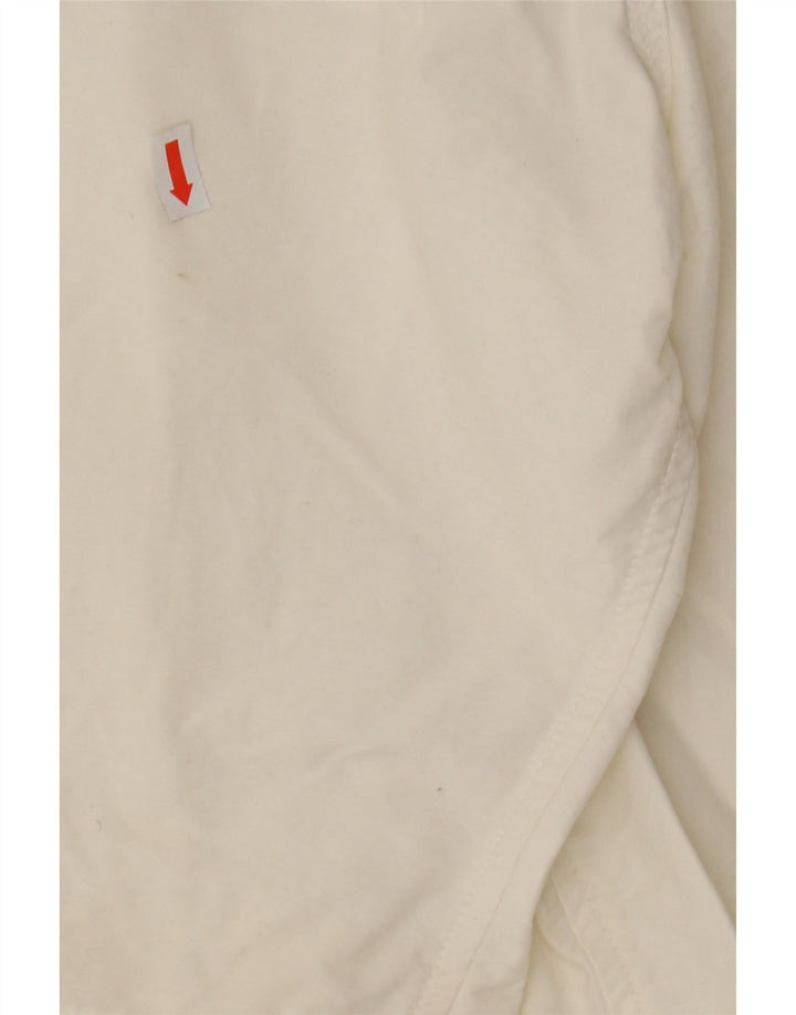 NIKE Mens Graphic Cargo Swimming Shorts Medium  White Cotton