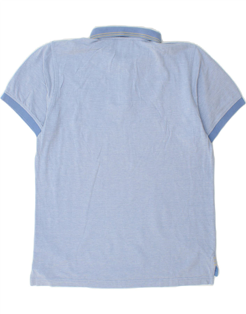 MARLBORO CLASSICS Mens Polo Shirt Large Blue Cotton Vintage Marlboro Classics and Second-Hand Marlboro Classics from Messina Hembry 