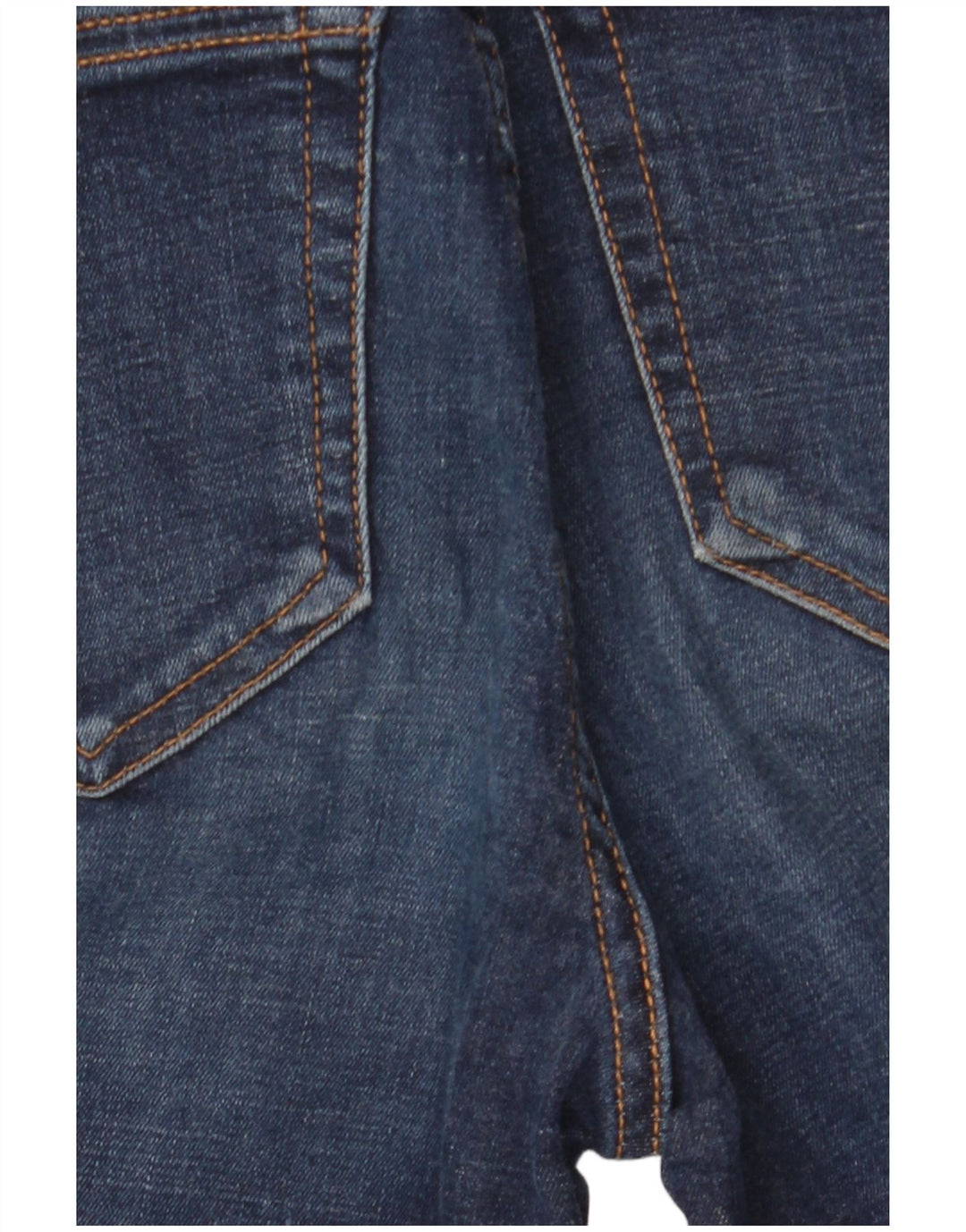Topshop Womens Jamie Flared Jeans W26 L30 Navy Blue Cotton
