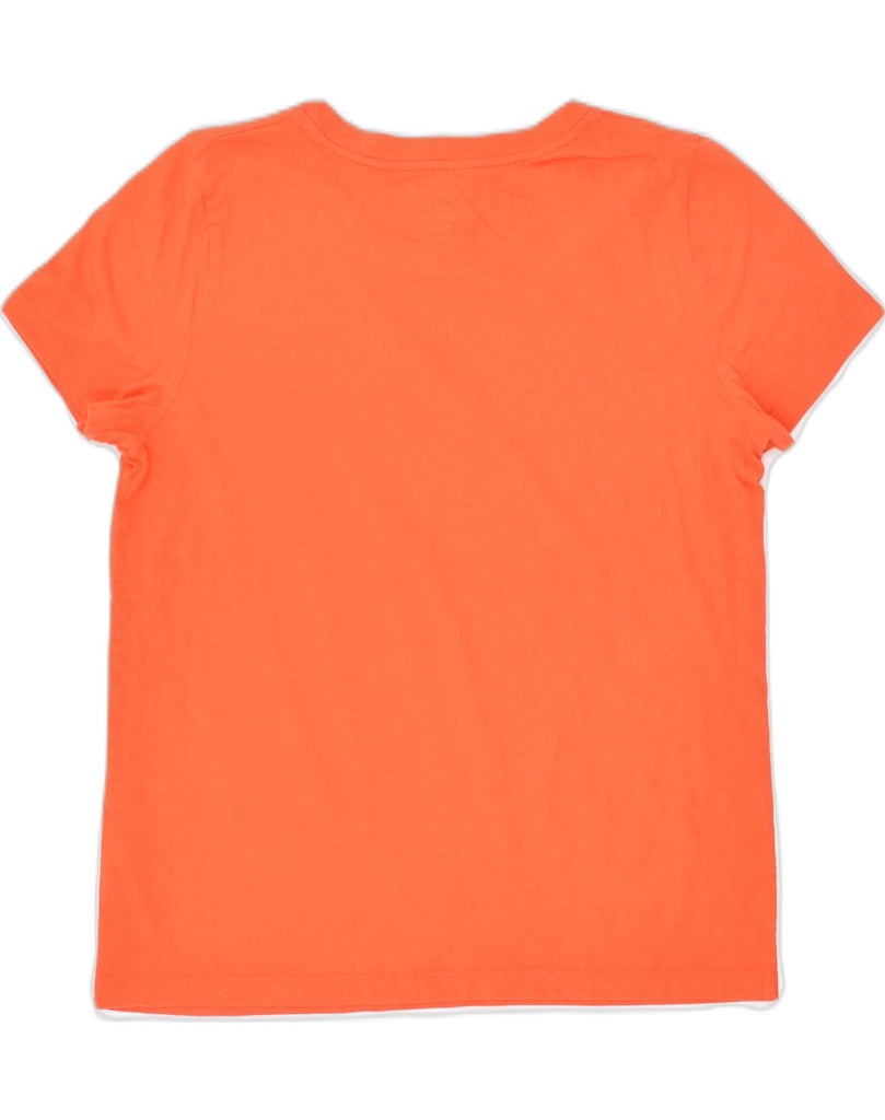 J. CREW Womens T-Shirt Top UK 10 Small Orange Cotton | Vintage J. Crew | Thrift | Second-Hand J. Crew | Used Clothing | Messina Hembry 