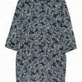 Marks & Spencer Womens Basic Dress UK 12 Medium Navy Blue Spotted