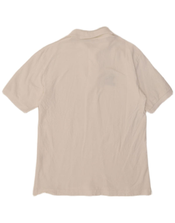 Fila Mens Polo Shirt IT 52 Large White