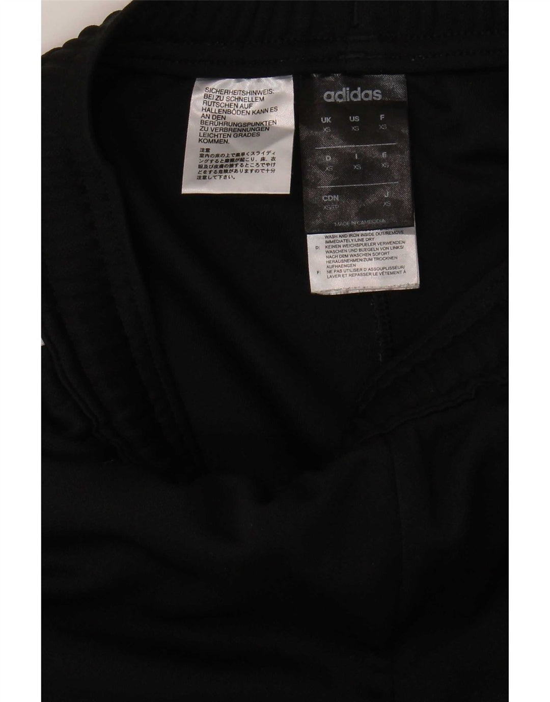 Adidas Mens Climalite Tracksuit Trousers XS Black Polyester