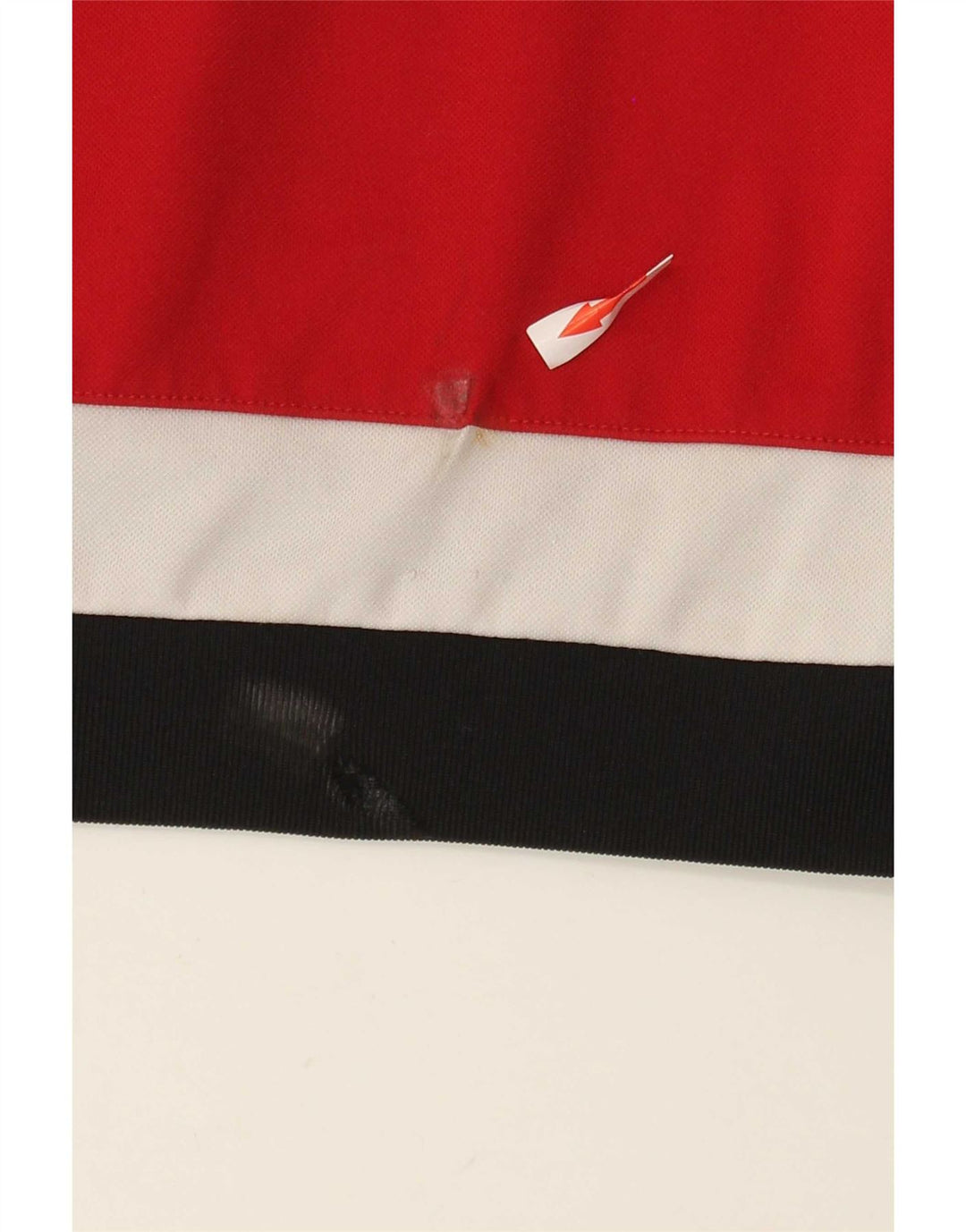 Adidas Mens Top Long Sleeve 2XL Red Colourblock Polyester
