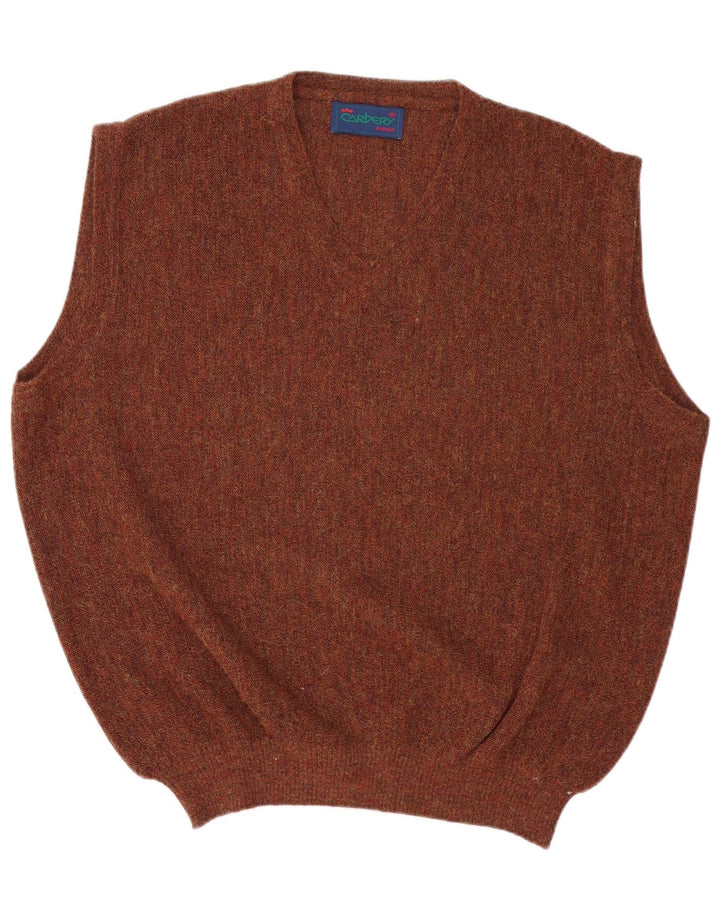 CARBERY IRELAND Mens Vest Tank Top 2XL Brown