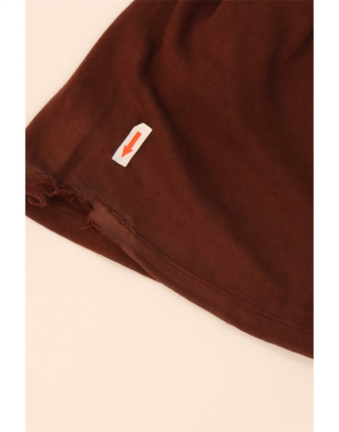 Zara Womens Tracksuit Trousers UK 10 Small Brown Cotton