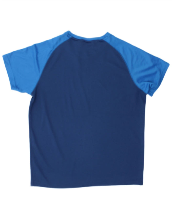 MOUNTAIN WAREHOUSE Mens IsoCool T-Shirt Top Medium Blue Colourblock