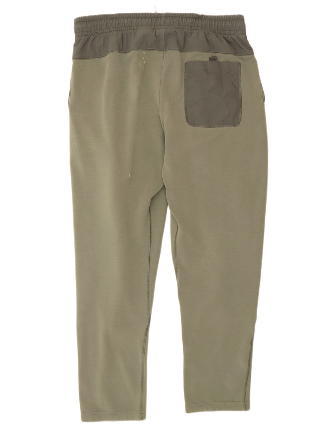 Nike Mens Tracksuit Trousers Large Green Colourblock Cotton