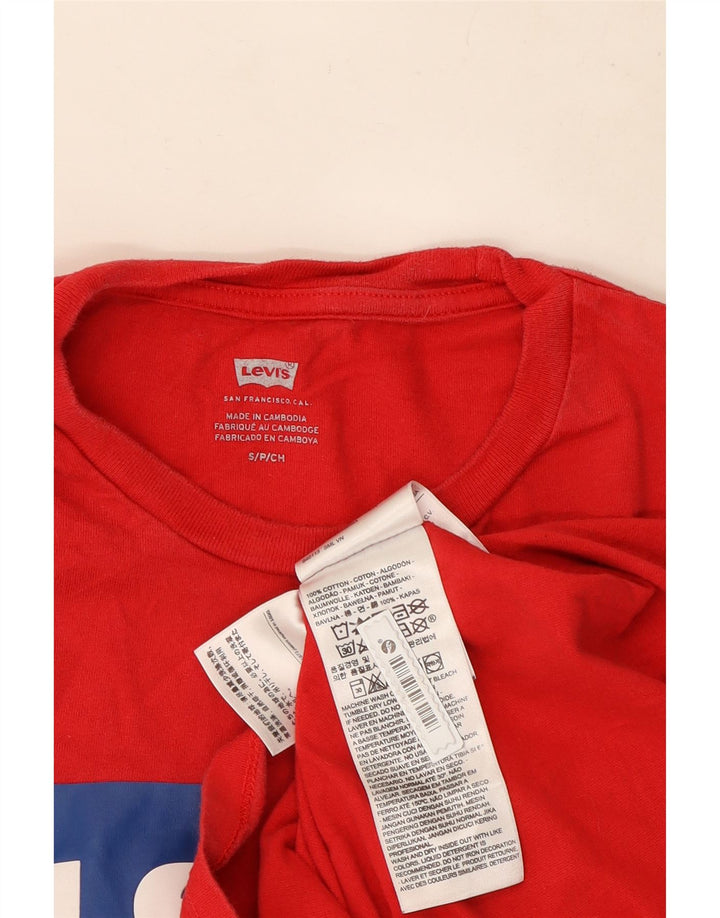 Levi's Mens Graphic T-Shirt Top Small Red
