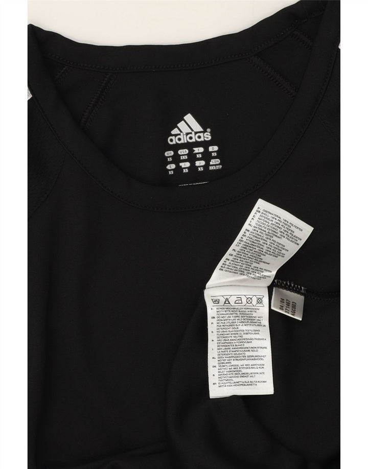 Adidas Mens Top Long Sleeve XS Black Polyester