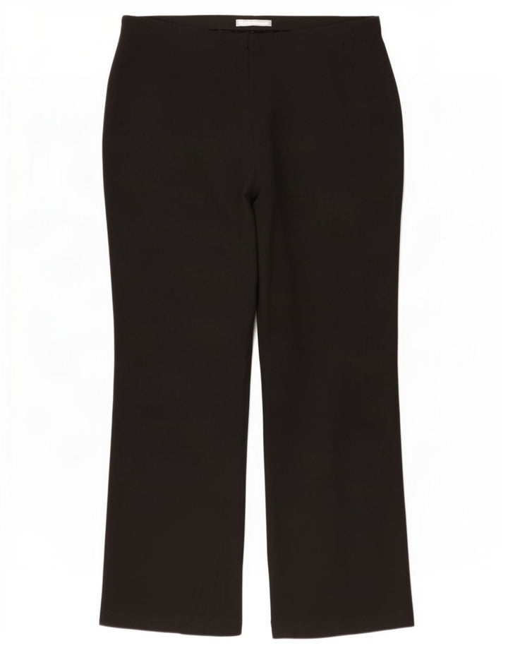 Marks & Spencer Womens Straight Casual Trousers W38 L31 Black