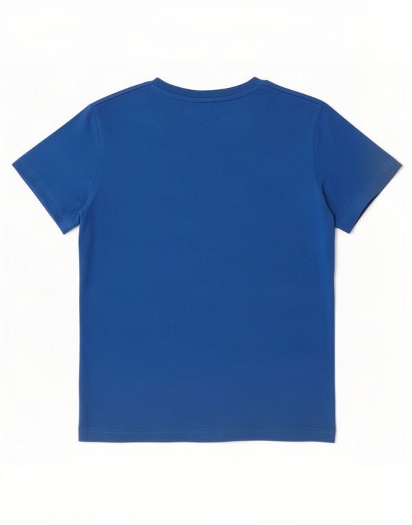 Puma Boys Graphic T-Shirt Top 13-14 Years Blue Cotton