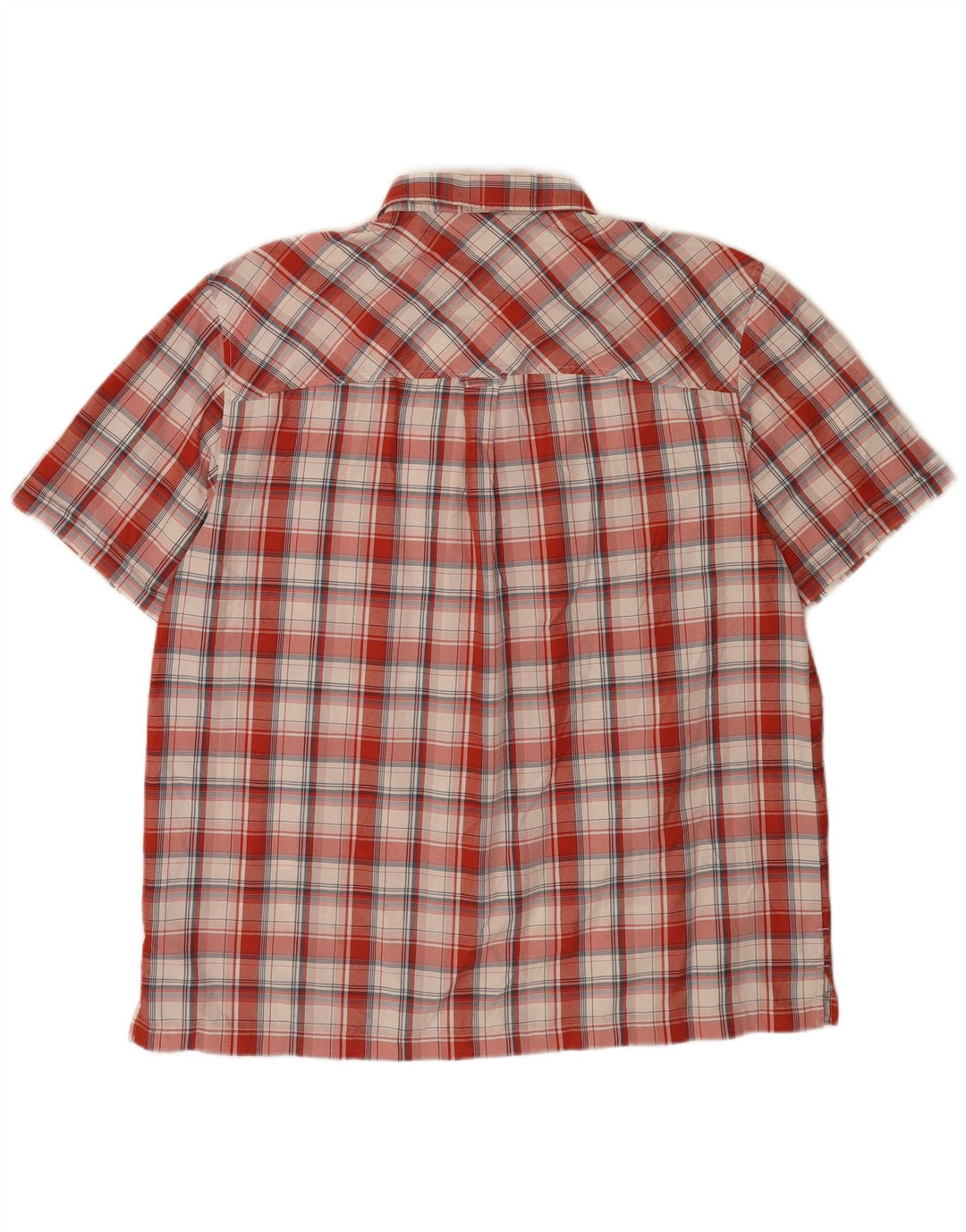 Rohan Mens Short Sleeve Shirt XL Red Check Polyamide