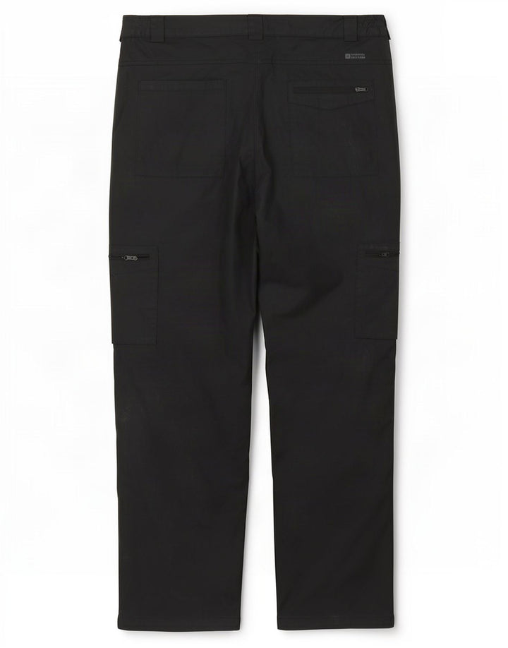 Mountain Warehouse Mens Hiking Cargo Trousers W36 L29 Black Polyester